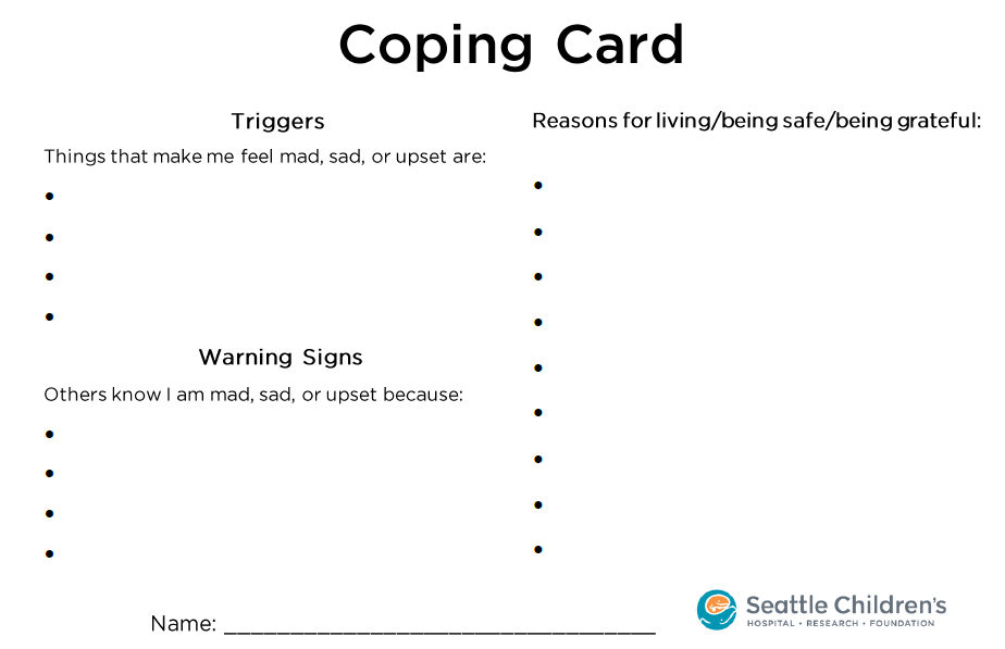 Coping Card: blank (side 1)