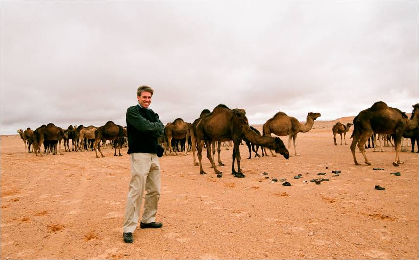 U.S. Ambassador Chris Stevens, in the field