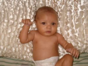 Trevor as a baby