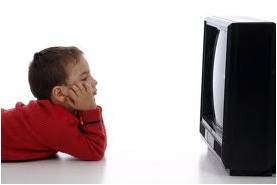 Child watching TV